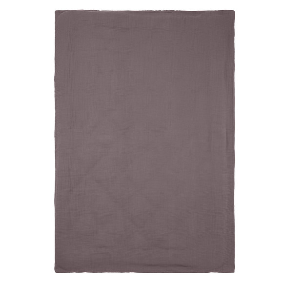 Musselin-Bettwäsche 135 x 200 cm unifarben