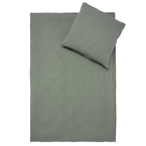 Musselin-Bettwäsche 135 x 200 cm unifarben