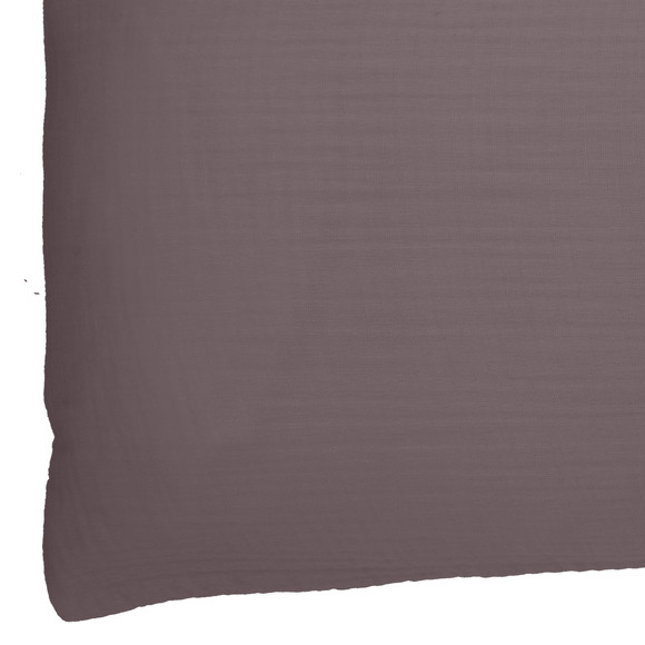 2 Musselin-Kissenhüllen 40 x 80 cm