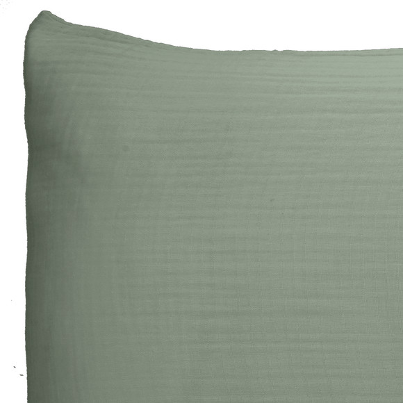 2 mousseline kussenslopen 40 x 80 cm