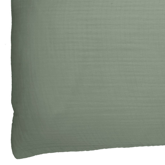 2 mousseline kussenslopen 40 x 80 cm