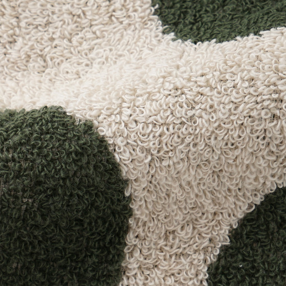 2 Waschhandschuhe mit Allover-Muster