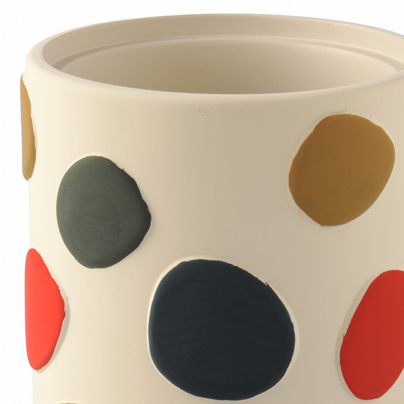 Tandenborstel mok met all-over patroon