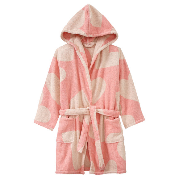 Kinder Bademantel mit Allover-Muster