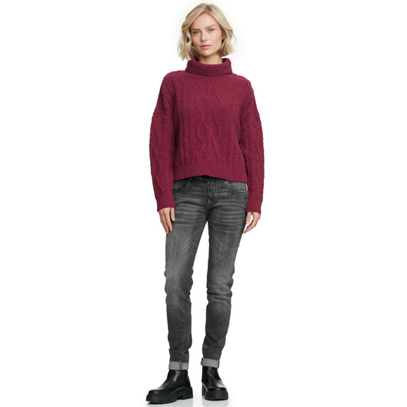 Gebreide chenille trui Dames