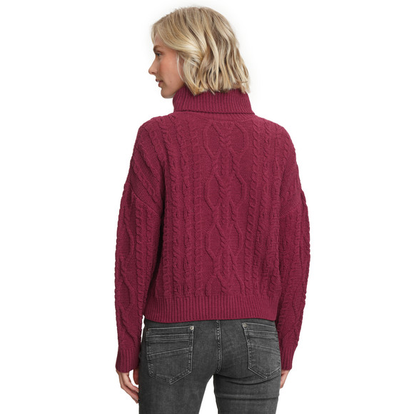 Gebreide chenille trui Dames