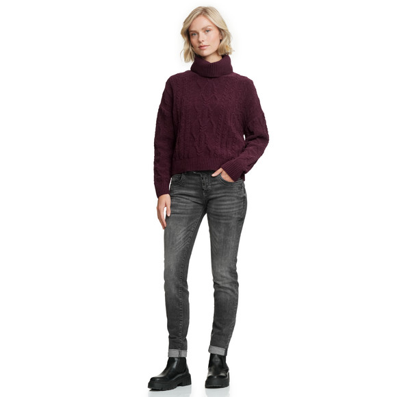 Gebreide chenille trui Dames