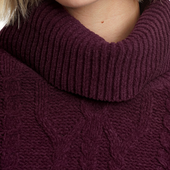 Gebreide chenille trui Dames