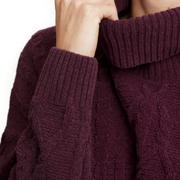 Gebreide chenille trui Dames