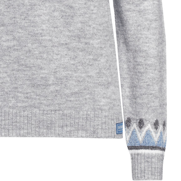 Gebreide trui met Noors patroon Dames