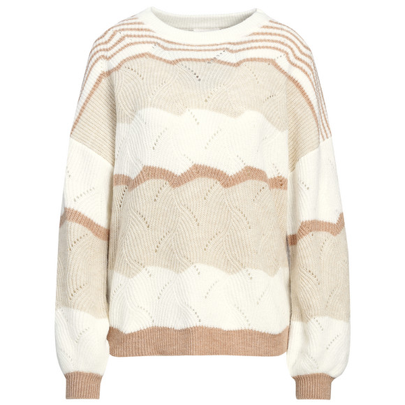 Gebreide damestrui met all-overmotief