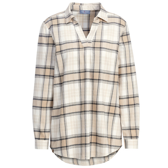 Dames blouse in een geruite look