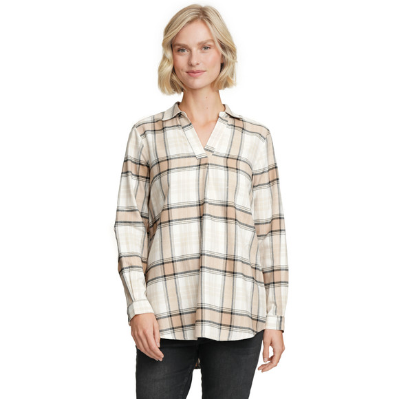 Dames blouse in een geruite look