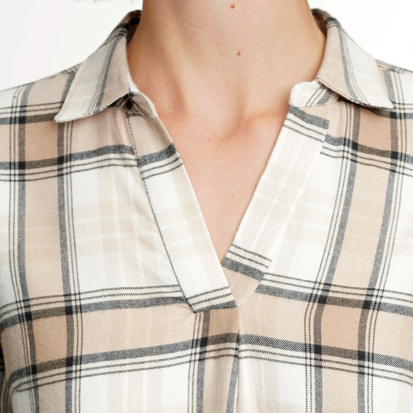 Dames blouse in een geruite look