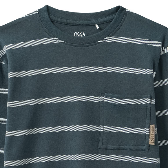 Jungen Langarmshirt mit Brusttasche