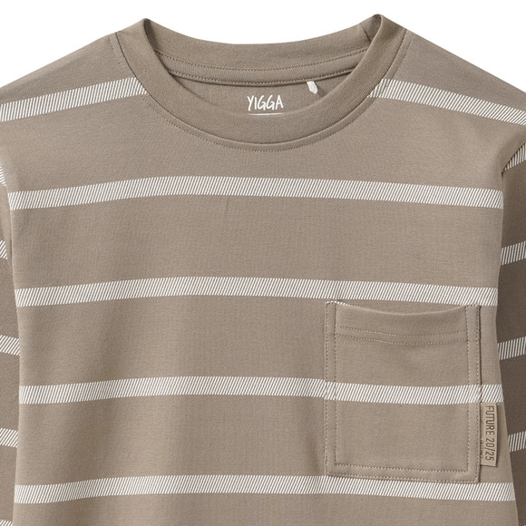 Jungen Langarmshirt mit Brusttasche