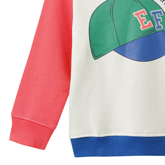 Jungen Hoodie mit Farbteilern