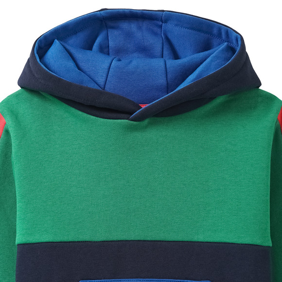 Jungen Hoodie mit Farbteilern