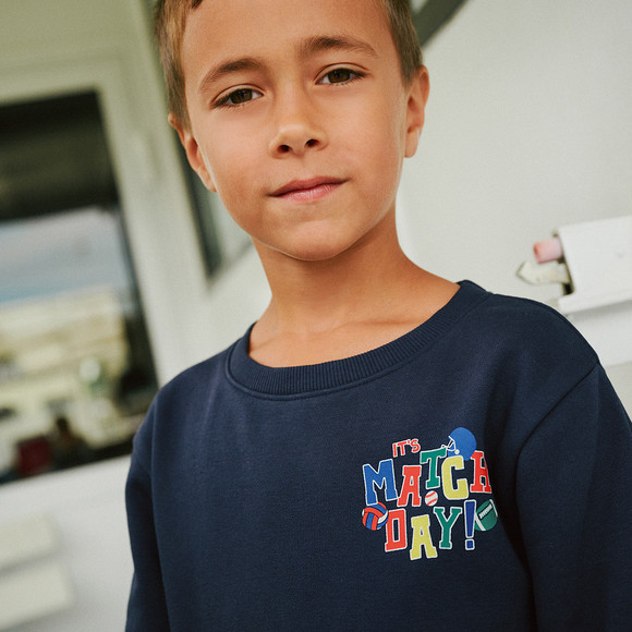 Jongens sweatshirt met print