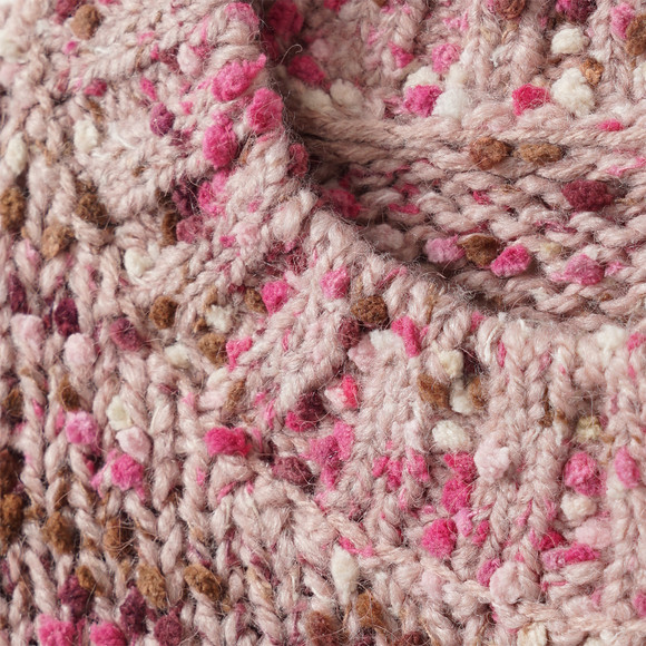 Mädchen Strickpullover aus Chenillegarn