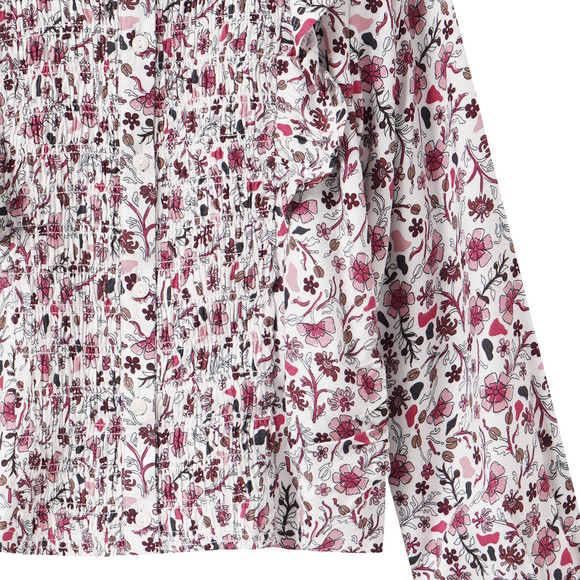 Meisjesblouse in gebloemde look