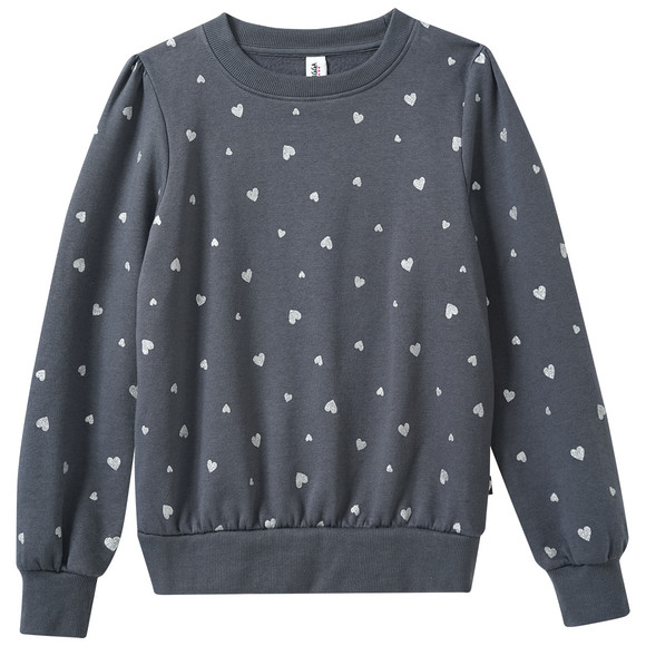 Sweatshirt met glitterprint voor meisjes