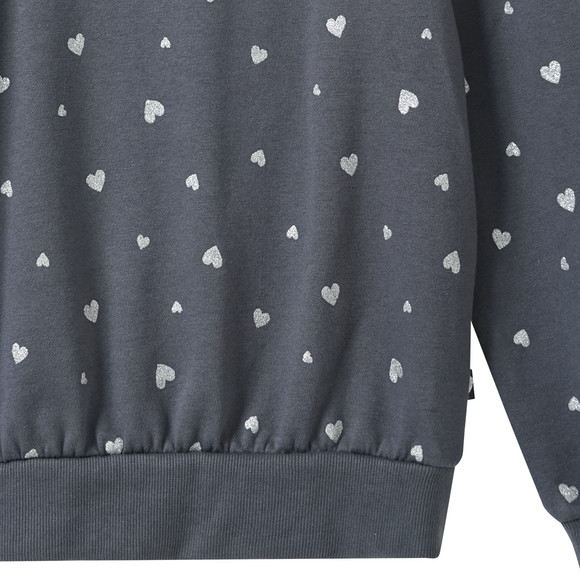 Sweatshirt met glitterprint voor meisjes