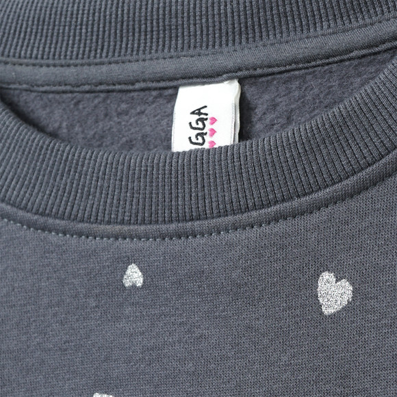 Sweatshirt met glitterprint voor meisjes