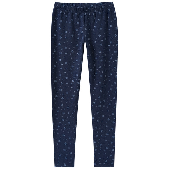 Mädchen Sweat-Leggings mit Blümchen