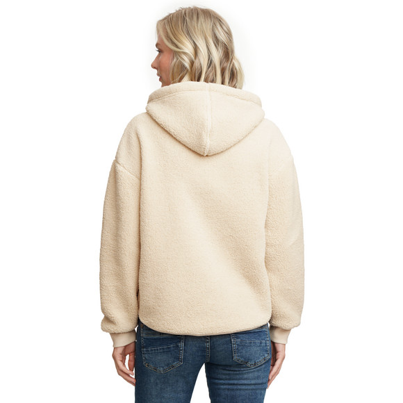 Dames hoodie gemaakt van teddy pluche