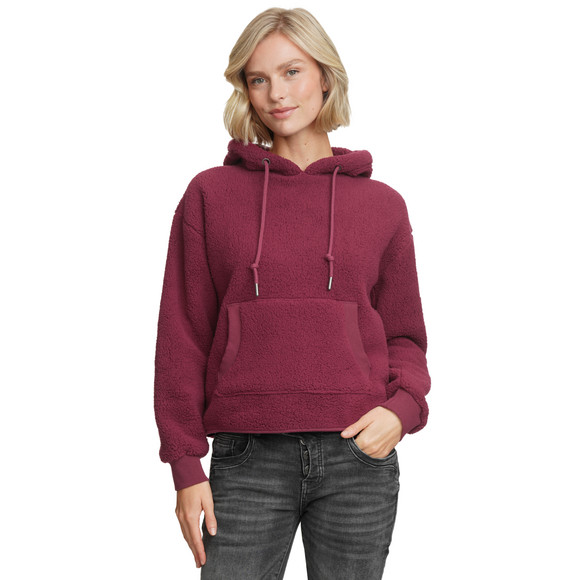 Dames hoodie gemaakt van teddy pluche