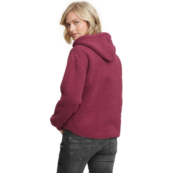 Dames hoodie gemaakt van teddy pluche
