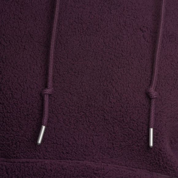 Dames hoodie gemaakt van teddy pluche