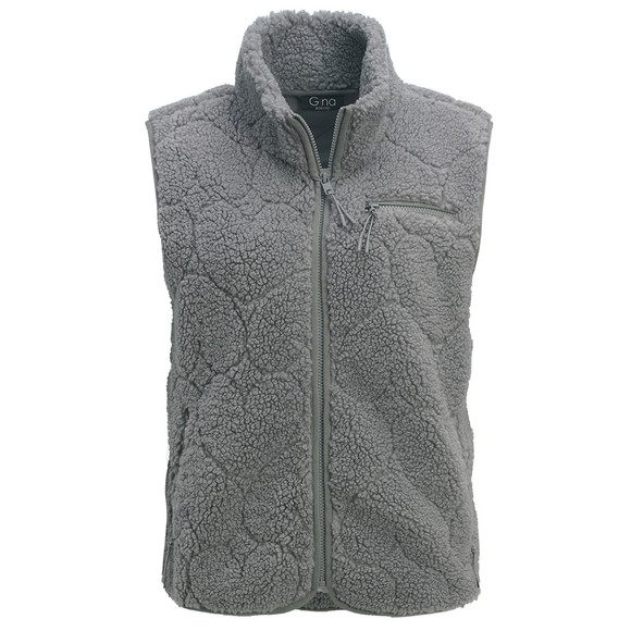 Dames bodywarmer met hartjespatroon