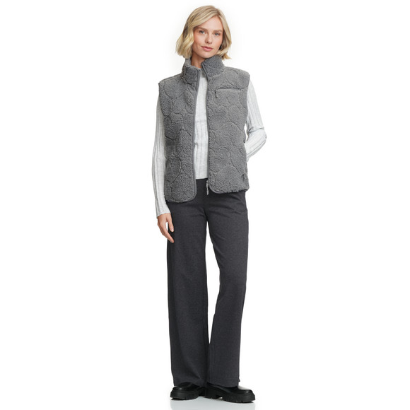 Dames bodywarmer met hartjespatroon