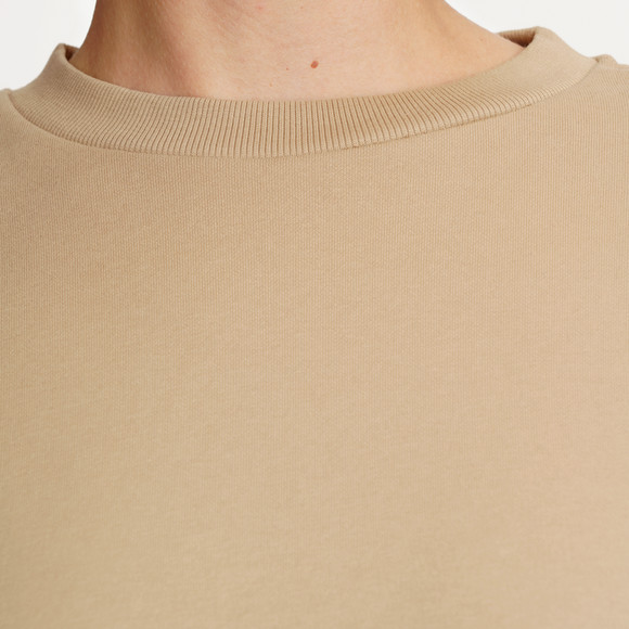 Damen Sweatshirt mit Herz-Applikation