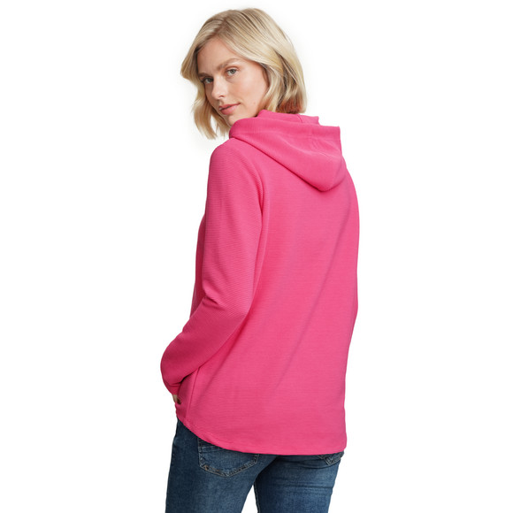 Dames shirt lange mouwen met capuchon