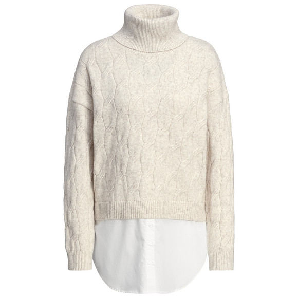 Damen Strickpullover im Lagen-Look