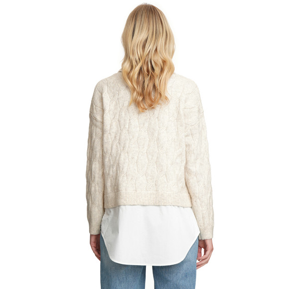 Damen Strickpullover im Lagen-Look