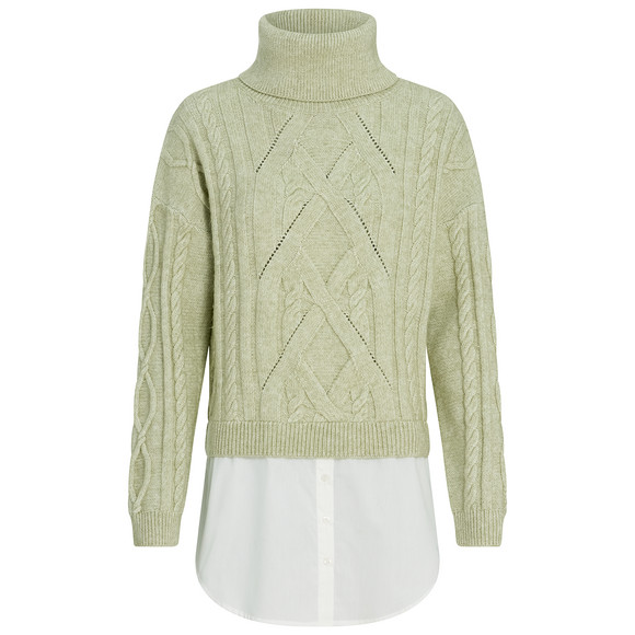 Damen Strickpullover im Lagen-Look