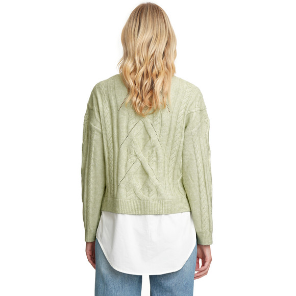 Damen Strickpullover im Lagen-Look