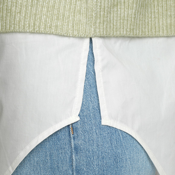 Damen Strickpullover im Lagen-Look