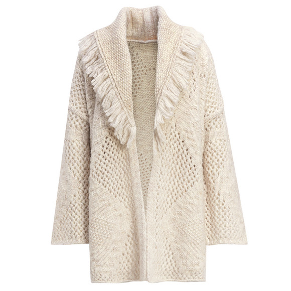 Damesvest met franjes