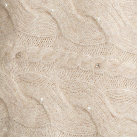 Gebreide trui met parels Dames
