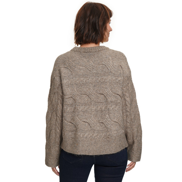 Gebreide trui met parels Dames