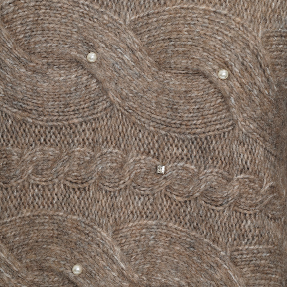 Gebreide trui met parels Dames