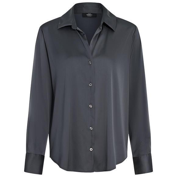 Damesblouse met satijnlook