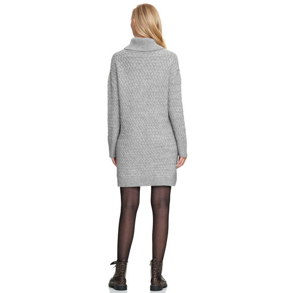 Dames gebreide jurk met col