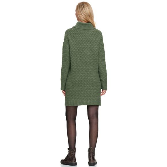 Dames gebreide jurk met col