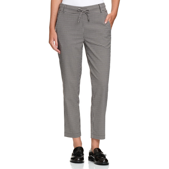 Dames joggingbroek met ruitpatroon